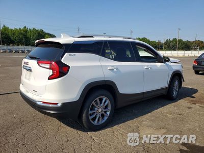 Trzecie zdjęcie samochodu z tyłu: 2022 GMC TERRAIN SLT VIN:3GKALVEV2NL162398 - miniatura