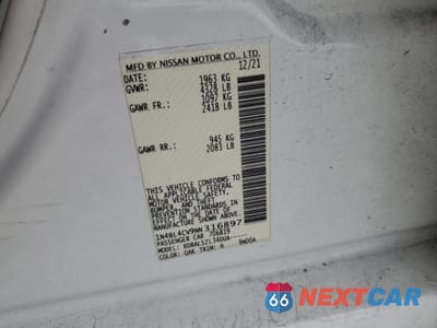 Zdjęcie 12 z 12 samochodu: 2022 NISSAN ALTIMA SR VIN:1N4BL4CV9NN316897 - miniatura