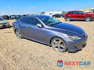 Czwarte zdjęcie samochodu z boku: 2012 LEXUS IS 250 VIN:JTHBF5C21C5173694 - miniatura