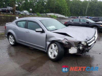 Czwarte zdjęcie samochodu z boku: 2013 DODGE AVENGER SE VIN:1C3CDZAB4DN642983 - miniatura
