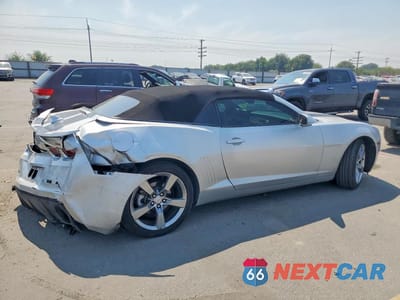 Trzecie zdjęcie samochodu z tyłu: 2012 CHEVROLET CAMARO LT VIN:2G1FC3D31C9102756 - miniatura