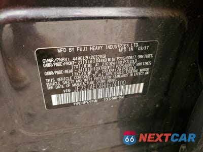 Zdjęcie 14 z 14 samochodu: 2017 SUBARU FORESTER 2.5I PREMIUM VIN:JF2SJAEC4HH574100 - miniatura