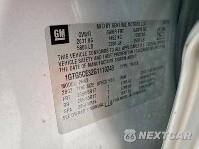 Zdjęcie 13 z 13 samochodu: 2016 GMC CANYON SLE VIN:1GTG5CE32G1110248 - miniatura