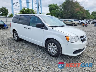 Czwarte zdjęcie samochodu z boku: 2019 DODGE GRAND CARAVAN SE VIN:2C4RDGBG2KR777318 - miniatura