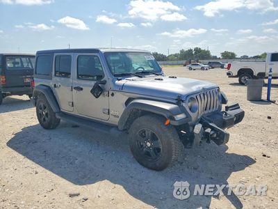 Czwarte zdjęcie samochodu z boku: 2020 JEEP WRANGLER UNLIMITED SPORT VIN:1C4HJXDG5LW209249 - miniatura