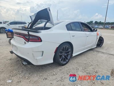 Trzecie zdjęcie samochodu z tyłu: 2023 DODGE CHARGER SCAT PACK VIN:2C3CDXGJ5PH687110 - miniatura