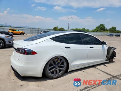 Trzecie zdjęcie samochodu z tyłu: 2022 TESLA MODEL S VIN:5YJSA1E59NF468060 - miniatura