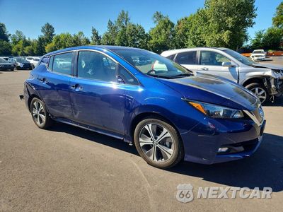 Czwarte zdjęcie samochodu z boku: 2022 NISSAN LEAF SV VIN:1N4AZ1CV7NC551657 - miniatura