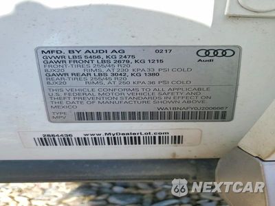 Zdjęcie 13 z 13 samochodu: 2018 AUDI Q5 PREMIUM PLUS VIN:WA1BNAFY0J2006667 - miniatura