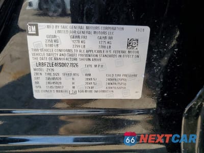 Zdjęcie 13 z 13 samochodu: 2025 BUICK ENVISION SPORT TOURING VIN:LRBFZLE48SD027826 - miniatura