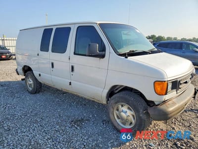 Czwarte zdjęcie samochodu z boku: 2005 FORD ECONOLINE E350 SUPER DUTY VAN VIN:1FTSE34L65HB21849 - miniatura