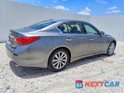 Trzecie zdjęcie samochodu z tyłu: 2017 INFINITI Q50 3.0T SIGNATURE EDITION VIN:JN1EV7AR4HM841176 - miniatura