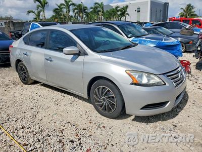 Czwarte zdjęcie samochodu z boku: 2014 NISSAN SENTRA S VIN:3N1AB7AP9EY221342 - miniatura