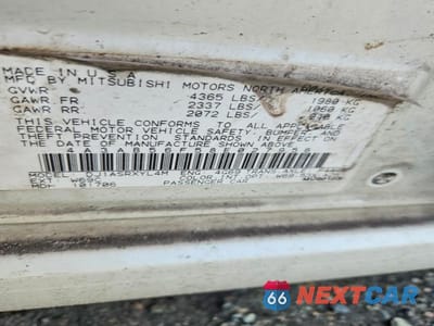 Zdjęcie 12 z 12 samochodu: 2008 MITSUBISHI GALANT ES PREMIUM VIN:4A3AB56F58E027956 - miniatura