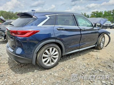 Trzecie zdjęcie samochodu z tyłu: 2019 INFINITI QX50 ESSENTIAL VIN:3PCAJ5M30KF113342 - miniatura