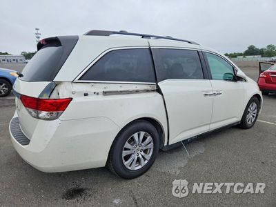 Trzecie zdjęcie samochodu z tyłu: 2016 HONDA ODYSSEY EXL VIN:5FNRL5H69GB105328 - miniatura