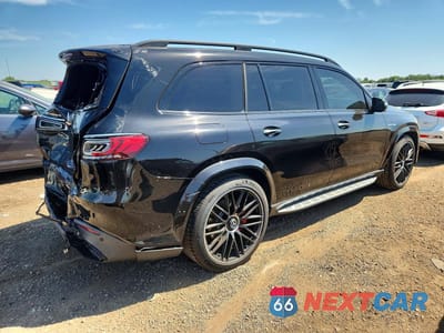 Trzecie zdjęcie samochodu z tyłu: 2021 MERCEDES-BENZ GLS 63 AMG 4MATIC VIN:4JGFF8KE2MA557133 - miniatura