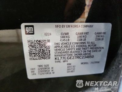 Zdjęcie 13 z 13 samochodu: 2024 CHEVROLET TRAX 1RS VIN:KL77LGE27RC234850 - miniatura
