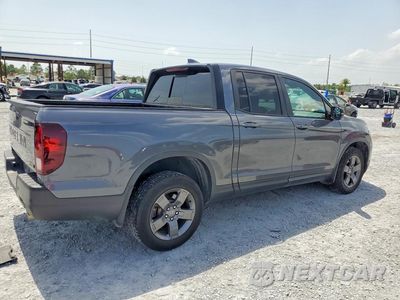 Trzecie zdjęcie samochodu z tyłu: 2024 HONDA RIDGELINE TRAIL SPORT VIN:5FPYK3F67RB003106 - miniatura