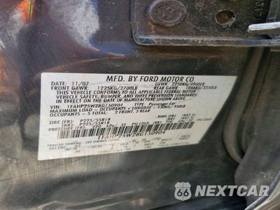 Zdjęcie 12 z 12 samochodu: 2008 FORD TAURUS LIMITED VIN:1FAHP25W28G150904 - miniatura