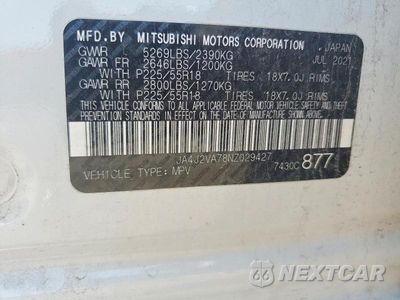 Zdjęcie 13 z 13 samochodu: 2022 MITSUBISHI OUTLANDER SEL VIN:JA4J2VA78NZ029427 - miniatura