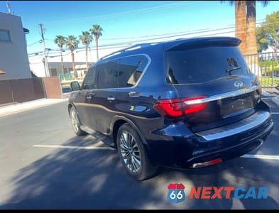 Trzecie zdjęcie samochodu z tyłu: 2019 INFINITI QX80 LUXE VIN:JN8AZ2NF8K9685855 - miniatura