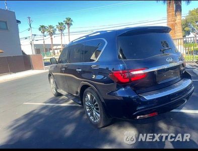 Trzecie zdjęcie samochodu z tyłu: 2019 INFINITI QX80 LUXE VIN:JN8AZ2NF8K9685855 - miniatura