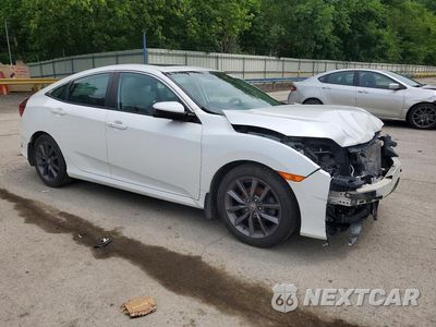 Czwarte zdjęcie samochodu z boku: 2020 HONDA CIVIC EX VIN:19XFC1F31LE201801 - miniatura