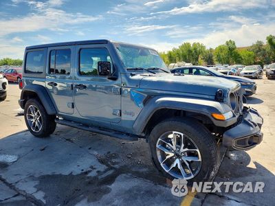 Czwarte zdjęcie samochodu z boku: 2025 JEEP WRANGLER SPORT 4XE VIN:1C4RJXN60SW631955 - miniatura