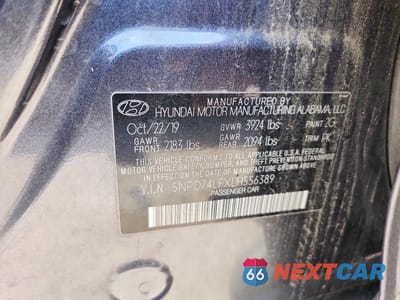 Zdjęcie 12 z 12 samochodu: 2020 HYUNDAI ELANTRA SE VIN:5NPD74LFXLH556389 - miniatura