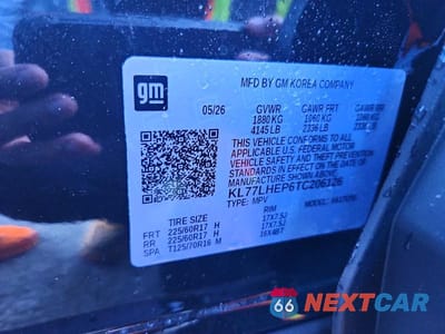 Zdjęcie 14 z 14 samochodu: 2026 CHEVROLET TRAX 1LT VIN:KL77LHEP6TC206126 - miniatura