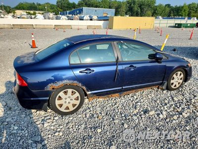Trzecie zdjęcie samochodu z tyłu: 2006 HONDA CIVIC LX VIN:JHMFA16536S002417 - miniatura
