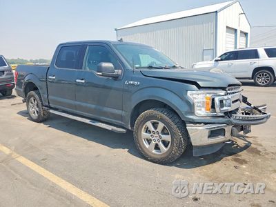 Czwarte zdjęcie samochodu z boku: 2018 FORD F150 SUPERCREW VIN:1FTEW1EP4JKD82121 - miniatura