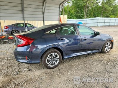 Trzecie zdjęcie samochodu z tyłu: 2018 HONDA CIVIC LX VIN:2HGFC2F58JH573100 - miniatura
