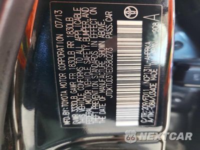 Zdjęcie 13 z 13 samochodu: 2014 TOYOTA YARIS 5-DOOR SE VIN:JTDKTUD31ED580273 - miniatura