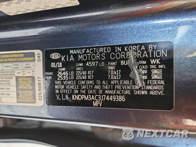 Zdjęcie 13 z 13 samochodu: 2018 KIA SPORTAGE LX VIN:KNDPM3AC3J7449386 - miniatura
