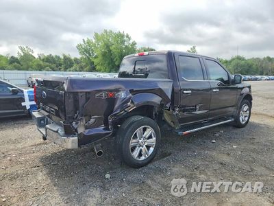 Trzecie zdjęcie samochodu z tyłu: 2018 FORD F150 SUPERCREW VIN:1FTEW1EP6JFD99611 - miniatura