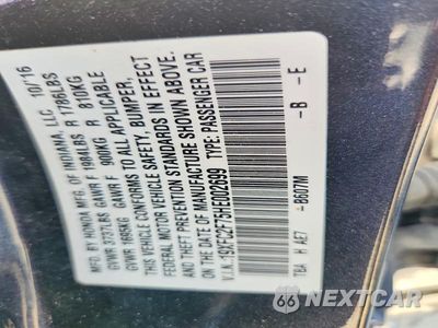 Zdjęcie 12 z 12 samochodu: 2017 HONDA CIVIC EX VIN:19XFC2F75HE002699 - miniatura
