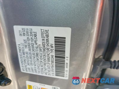 Zdjęcie 14 z 14 samochodu: 2021 HONDA PASSPORT EXL VIN:5FNYF8H57MB032449 - miniatura