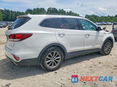 Trzecie zdjęcie samochodu z tyłu: 2017 HYUNDAI SANTA FE SE VIN:KM8SM4HF4HU235627 - miniatura