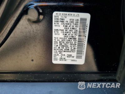 Zdjęcie 12 z 12 samochodu: 2019 NISSAN ROGUE SV VIN:JN8AT2MV4KW387637 - miniatura