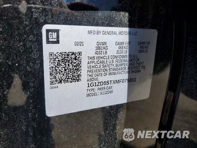 Zdjęcie 13 z 13 samochodu: 2021 CHEVROLET MALIBU LT VIN:1G1ZD5STXMF075851 - miniatura
