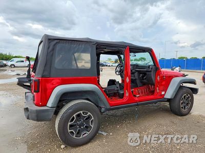 Trzecie zdjęcie samochodu z tyłu: 2015 JEEP WRANGLER UNLIMITED SPORT VIN:1C4BJWDG2FL597286 - miniatura