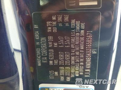 Zdjęcie 13 z 13 samochodu: 2026 KIA CARNIVAL LXS VIN:KNDNB5K32T6585671 - miniatura