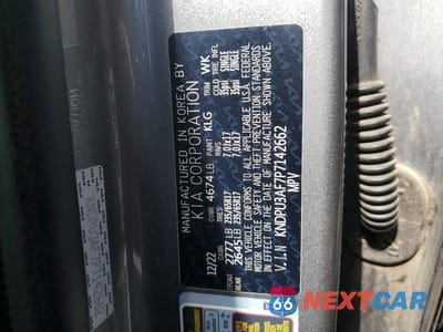Zdjęcie 14 z 14 samochodu: 2023 KIA SPORTAGE LX VIN:KNDPU3AF7P7142662 - miniatura