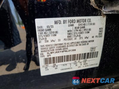 Zdjęcie 13 z 13 samochodu: 2023 LINCOLN AVIATOR GRAND TOURING VIN:5LMYJ8XY4PNL01399 - miniatura
