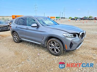 Czwarte zdjęcie samochodu z boku: 2024 BMW X3 XDRIVE30I VIN:WBX57DP09RN297142 - miniatura