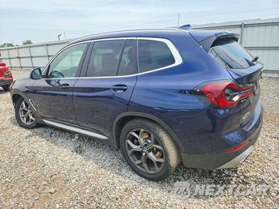 Drugie zdjęcie samochodu z przodu: 2022 BMW X3 XDRIVE30I VIN:5UX53DP06N9K62889 - miniatura