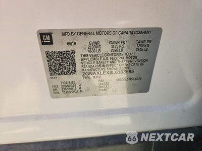 Zdjęcie 14 z 14 samochodu: 2020 CHEVROLET EQUINOX LT VIN:2GNAXLEX8L6103595 - miniatura