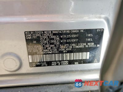 Zdjęcie 13 z 13 samochodu: 2021 TOYOTA RAV4 HYBRID XLE VIN:2T3R6RFV4MW015583 - miniatura